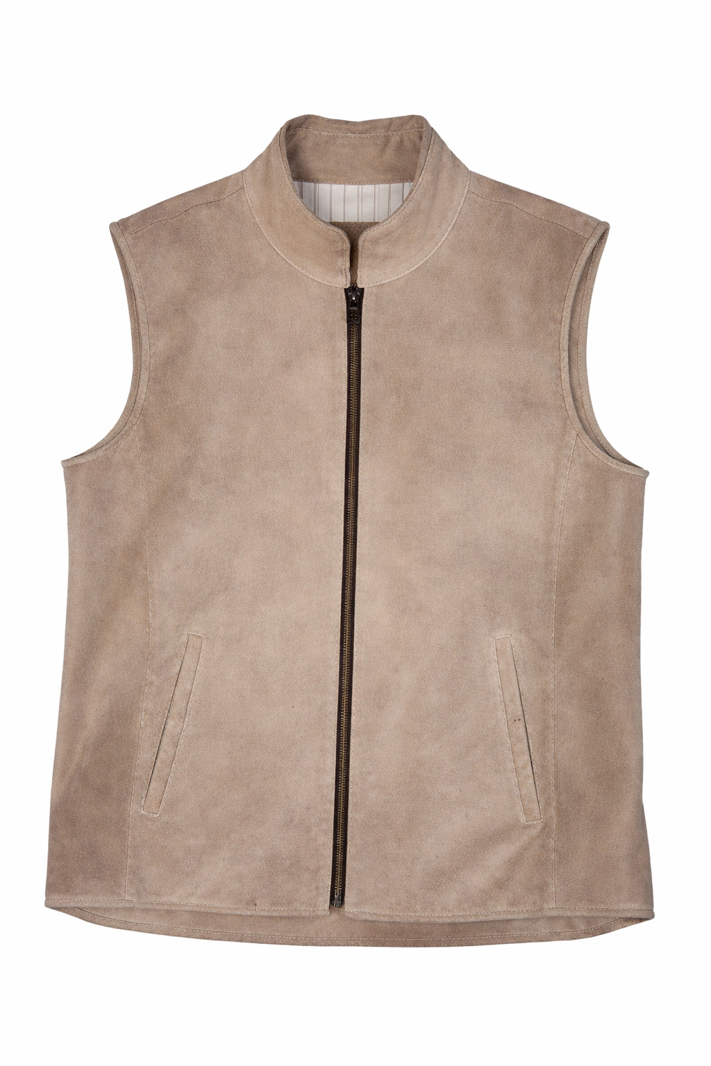Leather Zip Vest