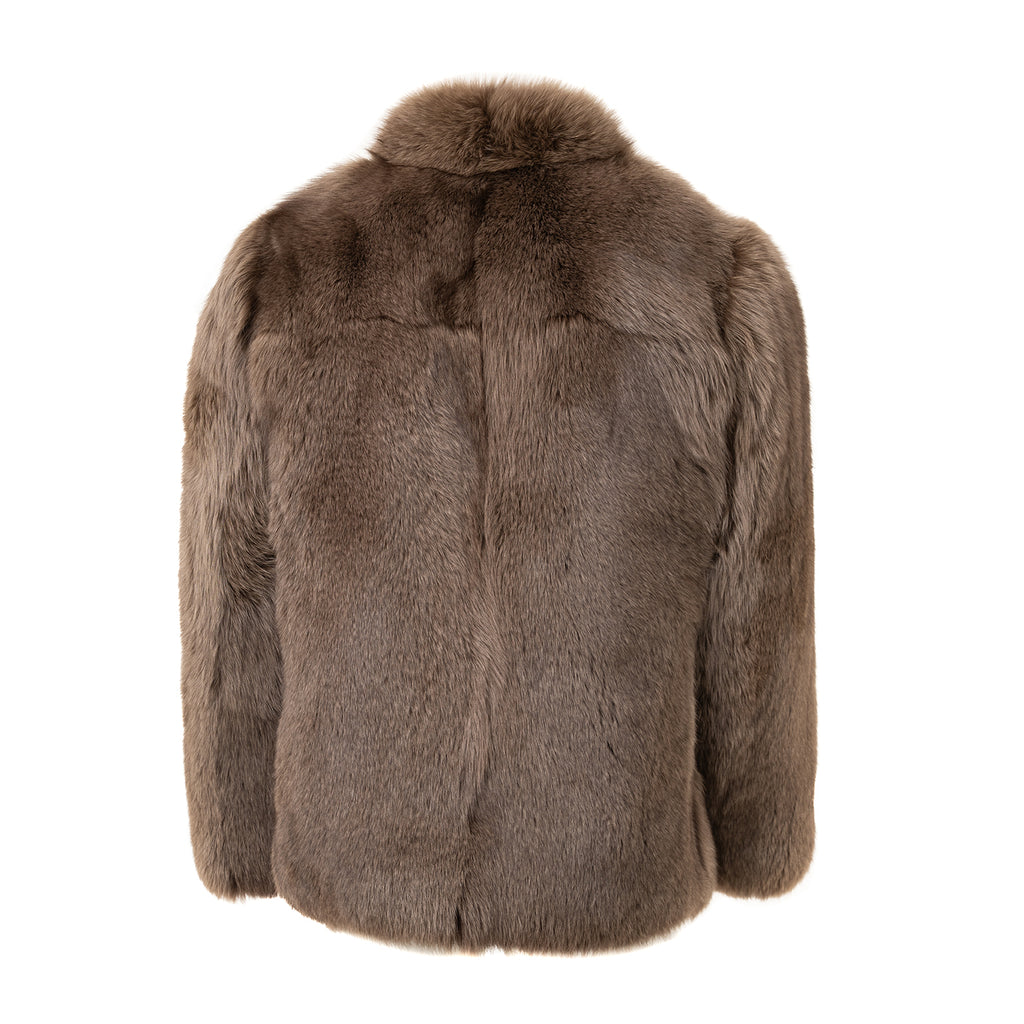 Brown Fox Fur Coat