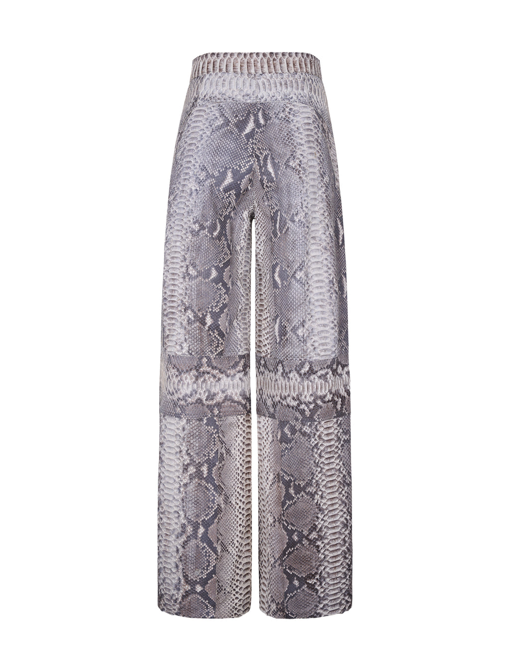 High-Waisted Snakeskin Pants