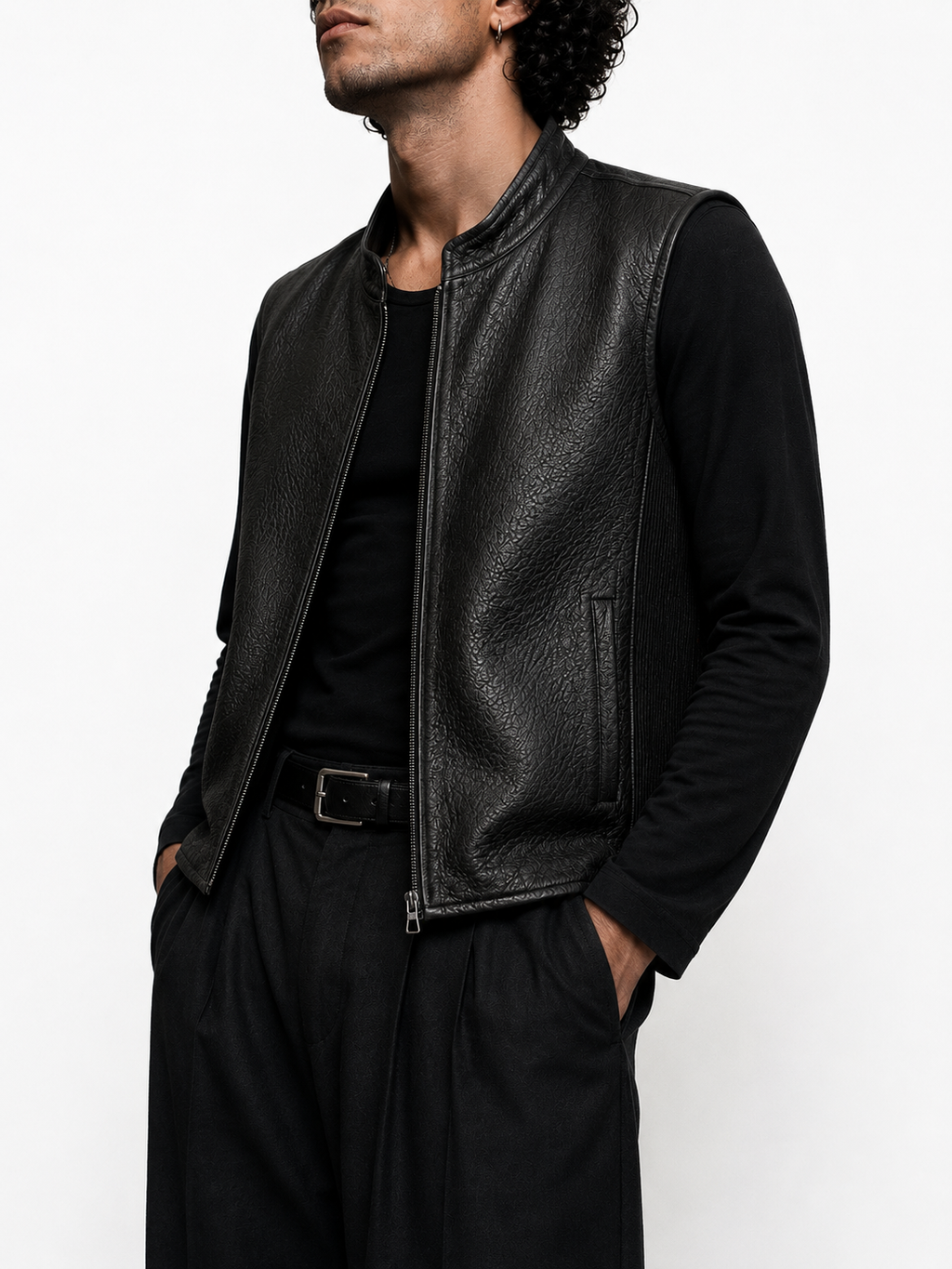 Sheepskin Leather Vest