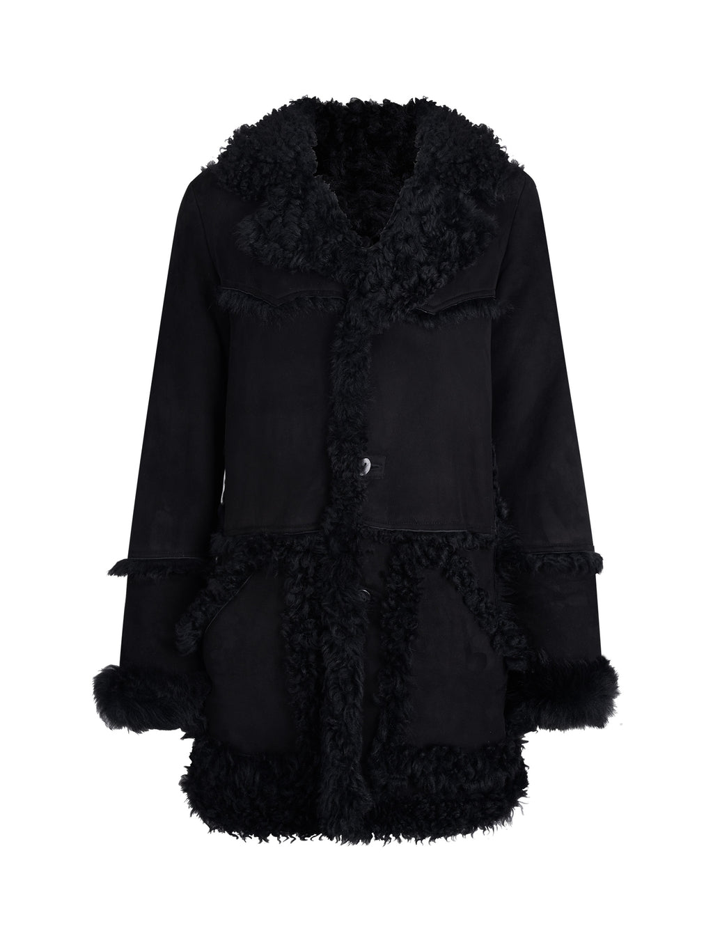 Tuscany Shearling Leather Coat