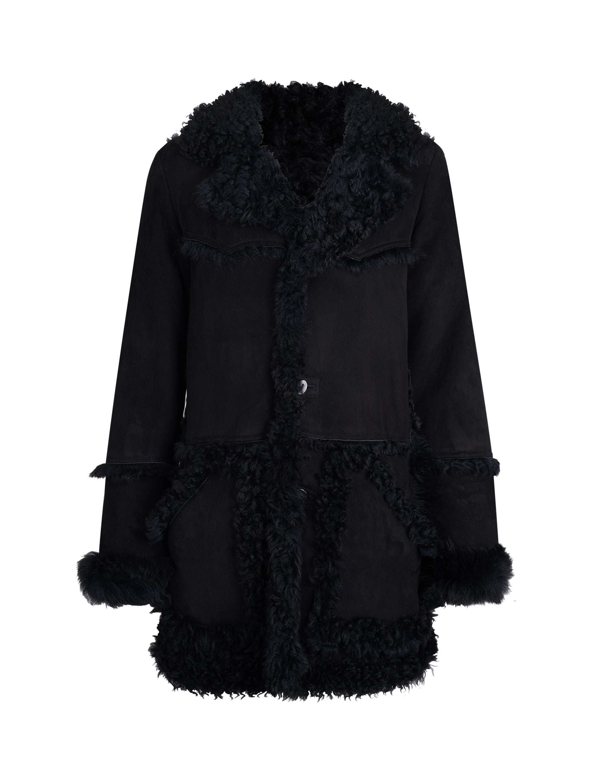 Tuscany Shearling Leather Coat