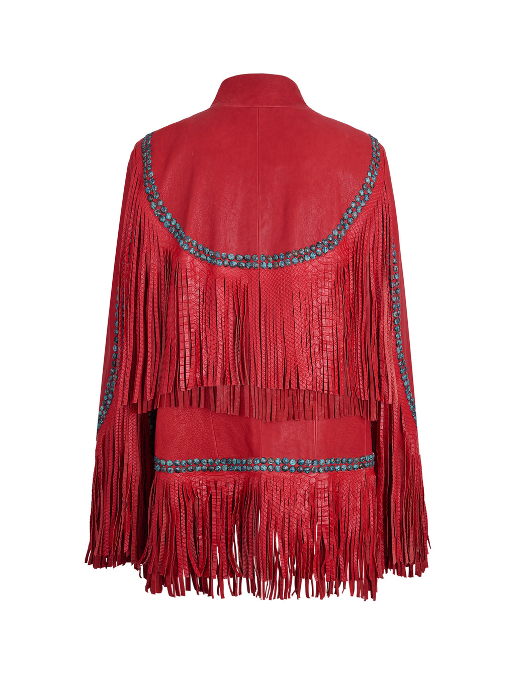 Leather Jacket With Fringes