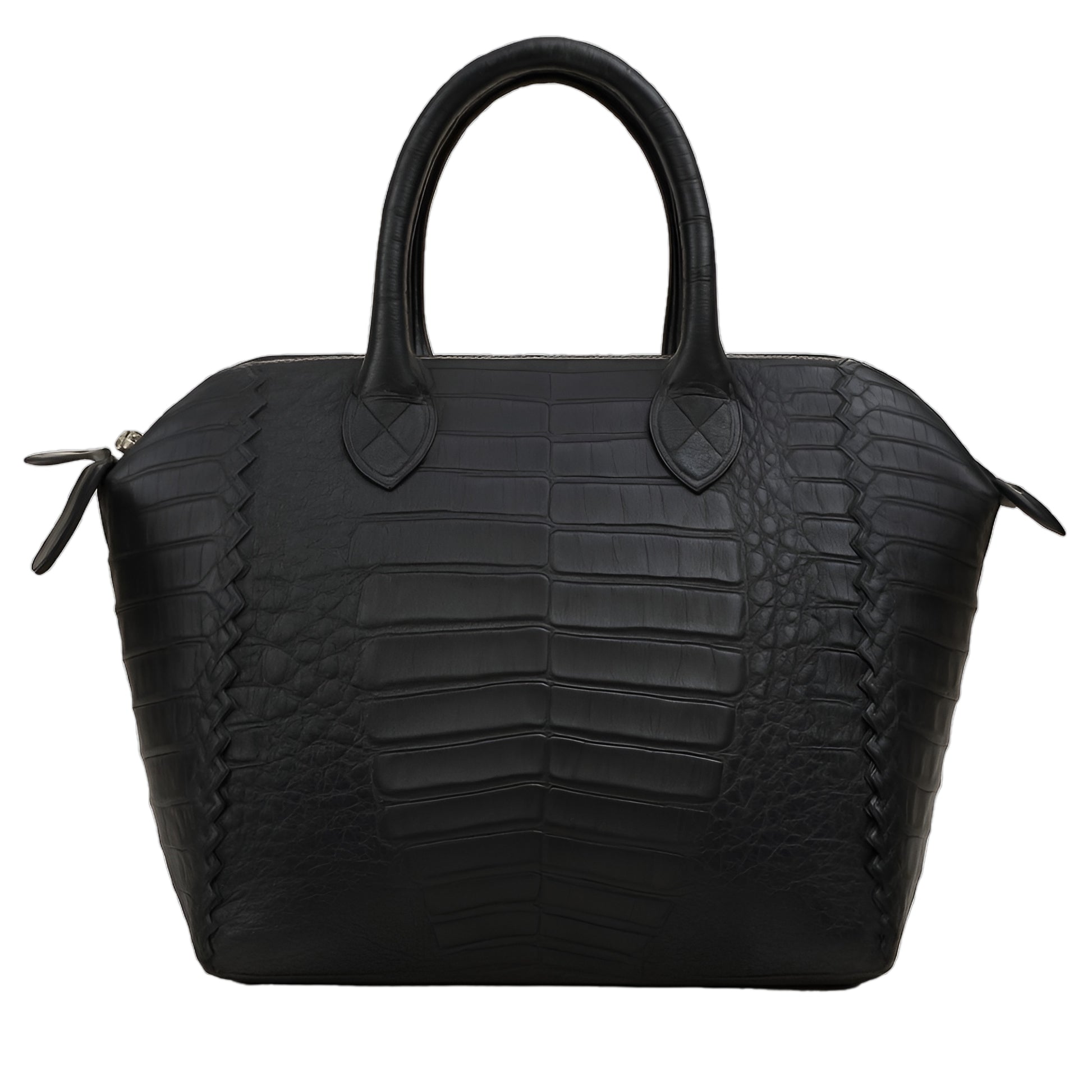 Black Genuine Caiman Handbag