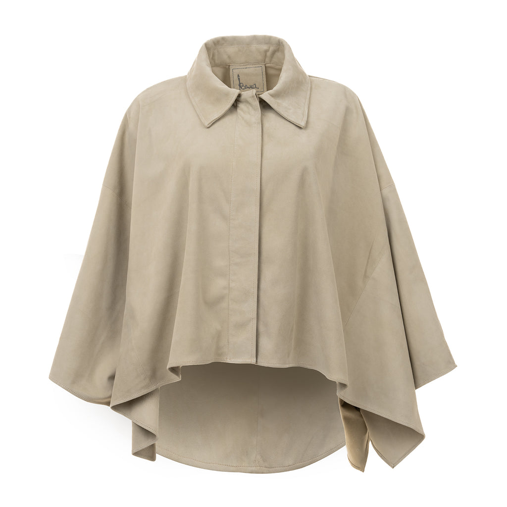 Lightweight Leather Cape