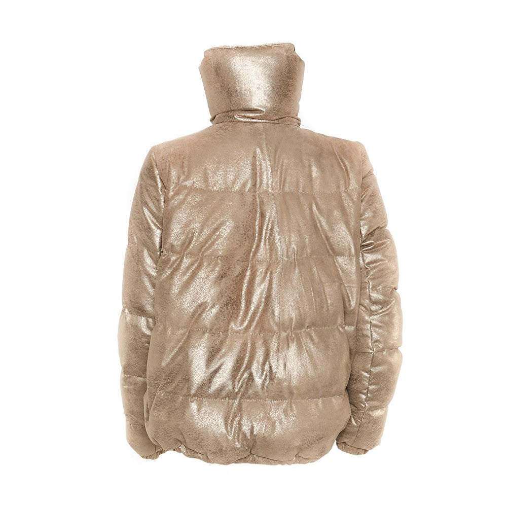 Sheepskin Quilted Goose Down Jacket