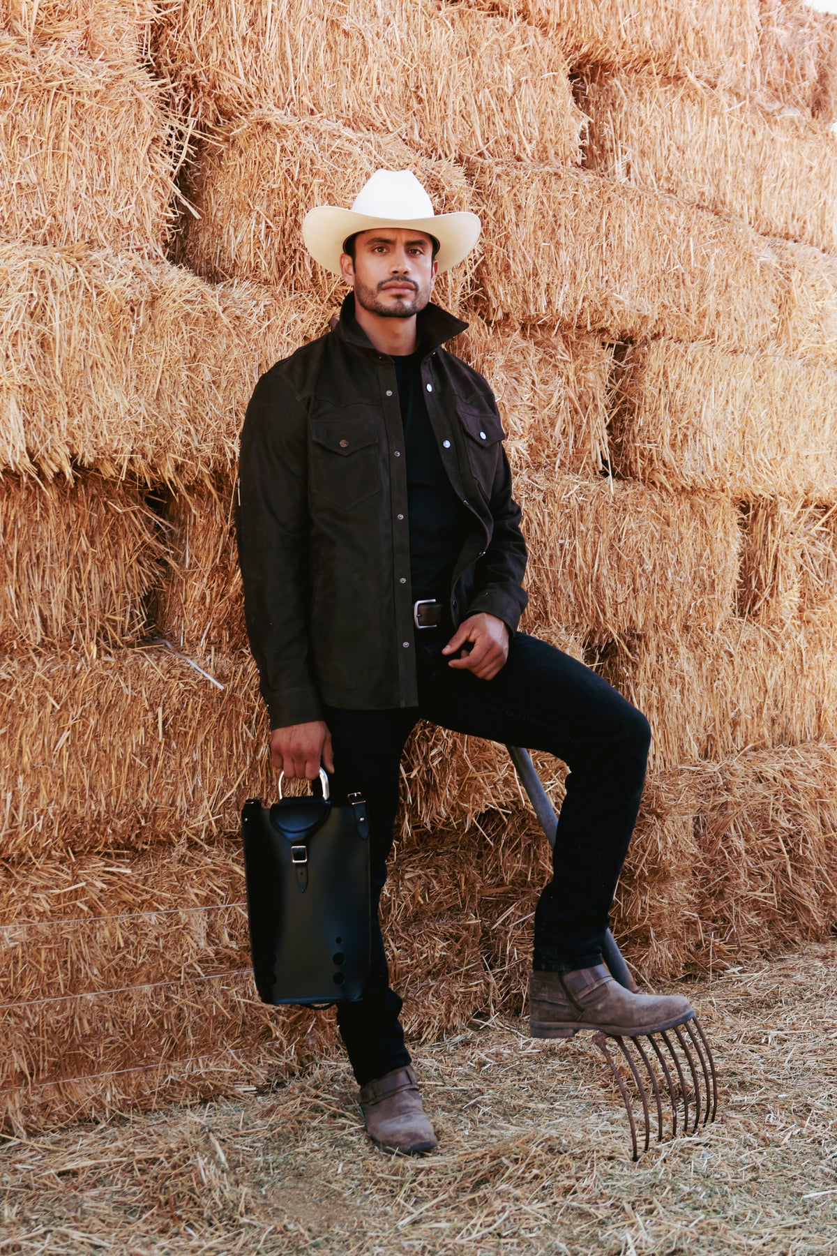 Shaved Sheepskin Leather Shirt
