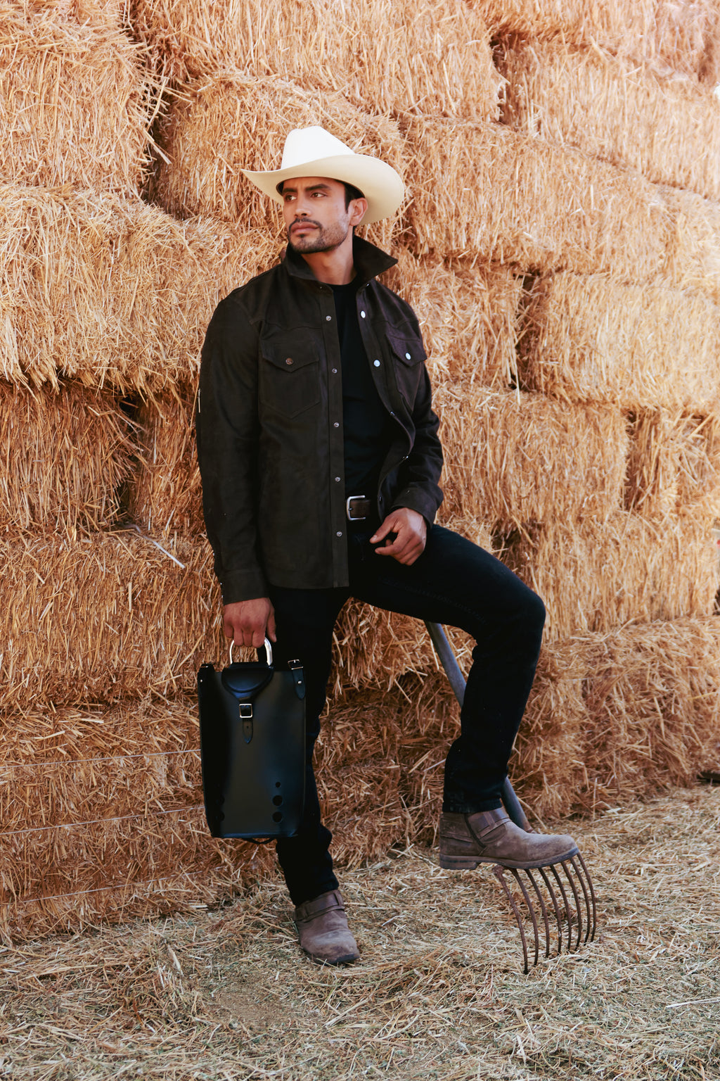 Shaved Sheepskin Leather Shirt