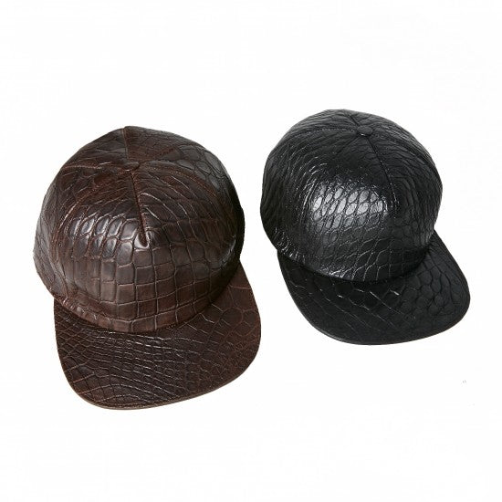 Alligator Leather Unisex Cap