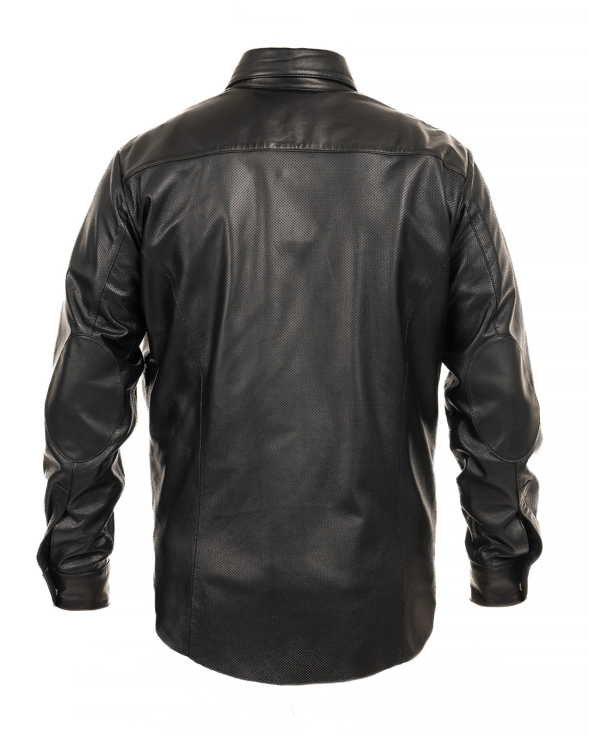 Leather Button Shirt