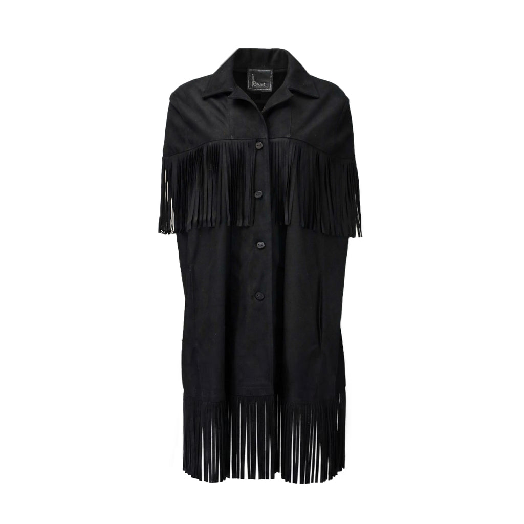 Black Leather Cape