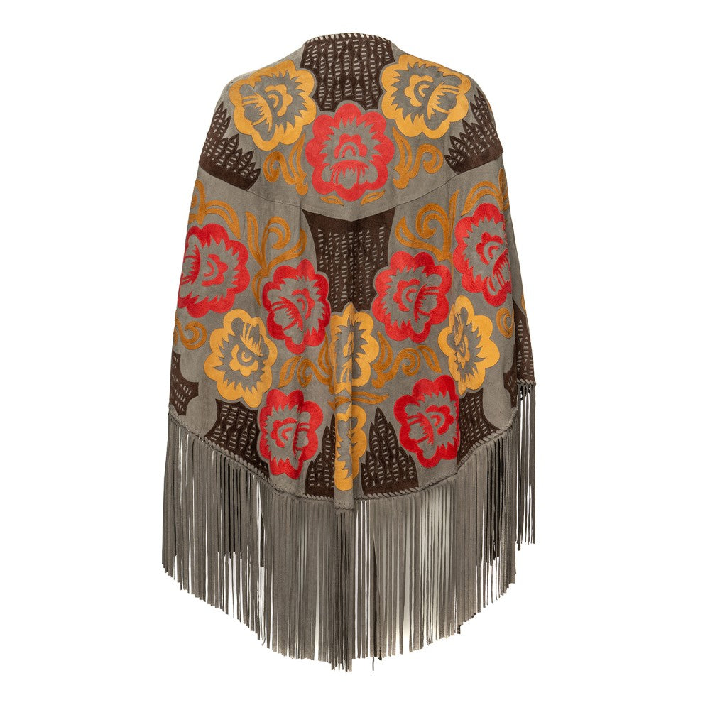 Chal con aplicaciones en piel