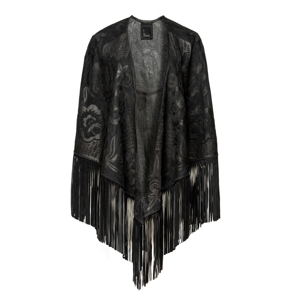 Chal con aplicaciones en piel