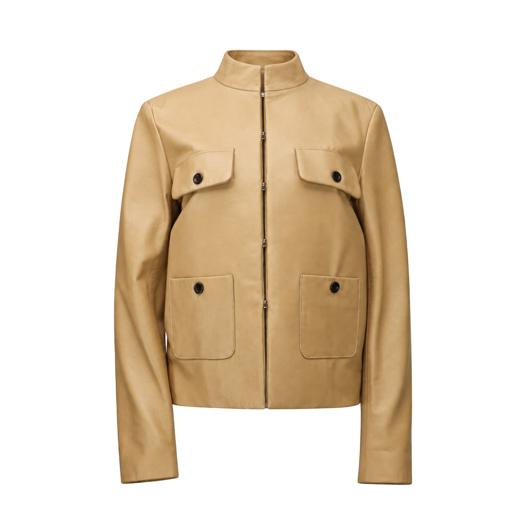 Camel Leather Jacket