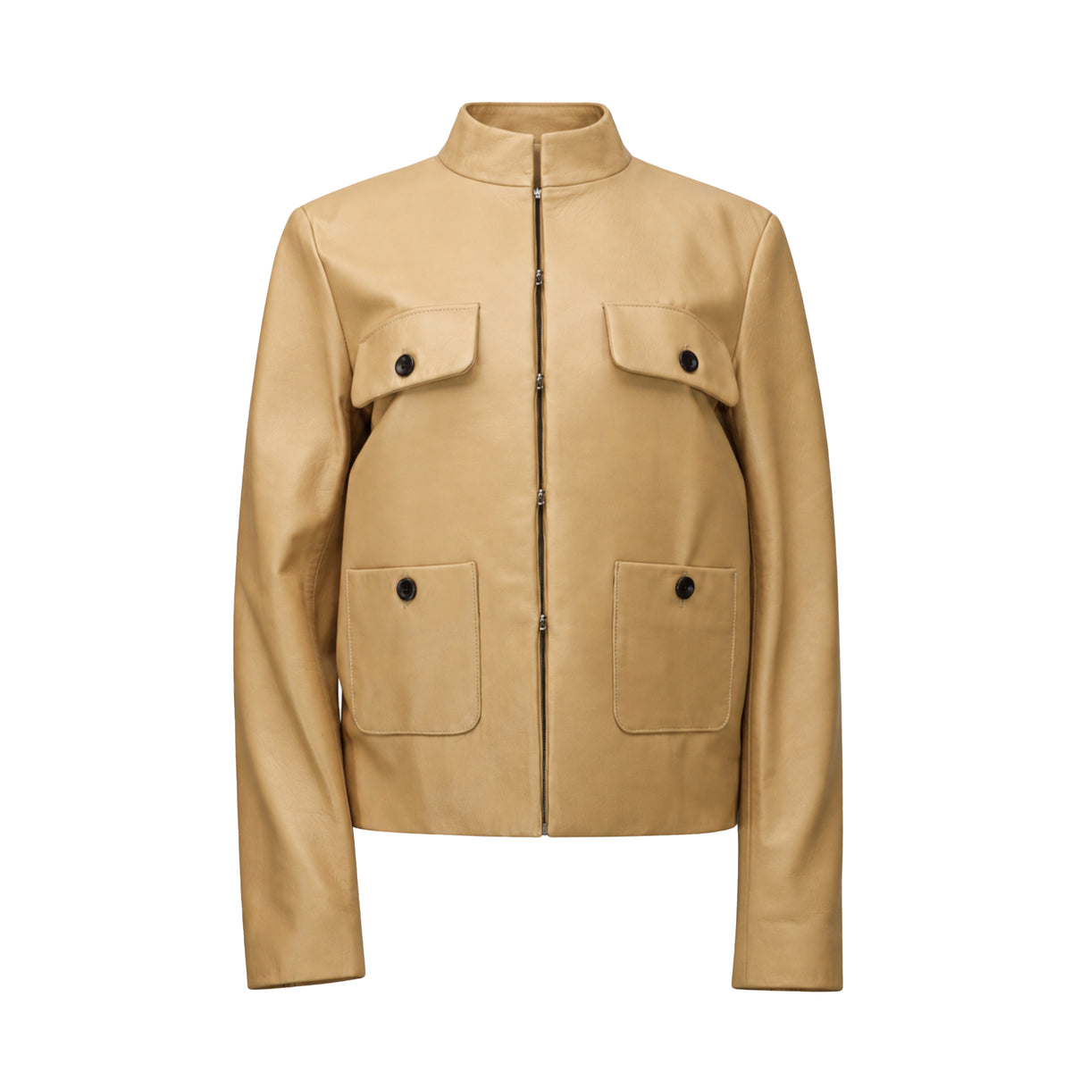Camel Leather Jacket