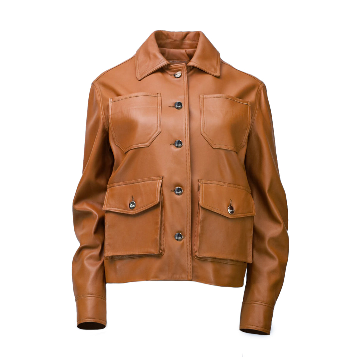 Cognac Leather Jacket