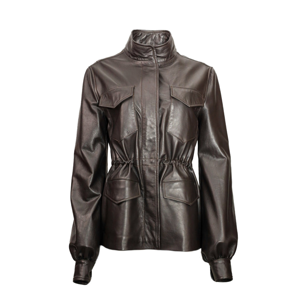 Chocolate Leather Jacket