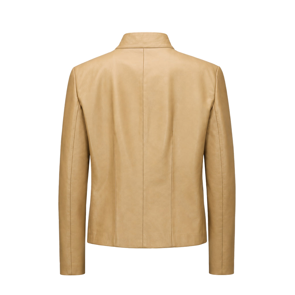 Camel Leather Jacket