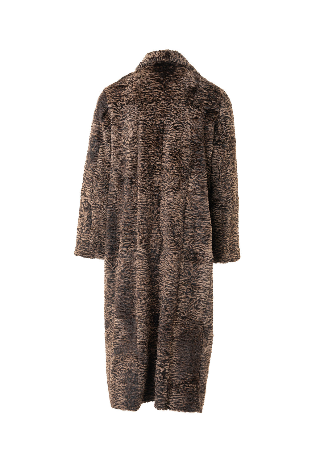 Sheared Rabbit Fur Long Coat