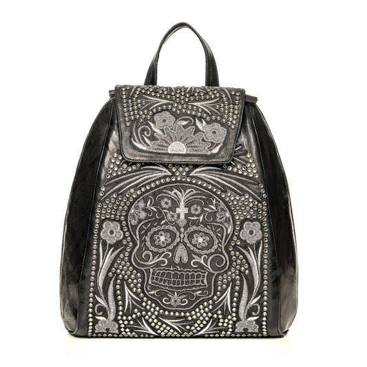 Bolsa backpack con diseño de calavera (BPCCSKEECR)