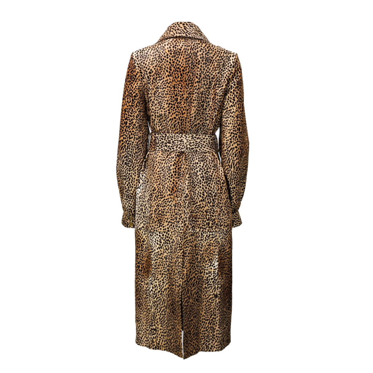 Animal Print Leather calf coat