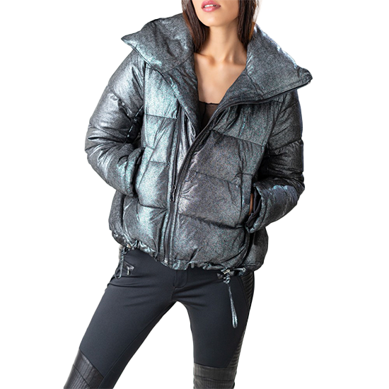Sheepskin Quilted Goose Down Jacket