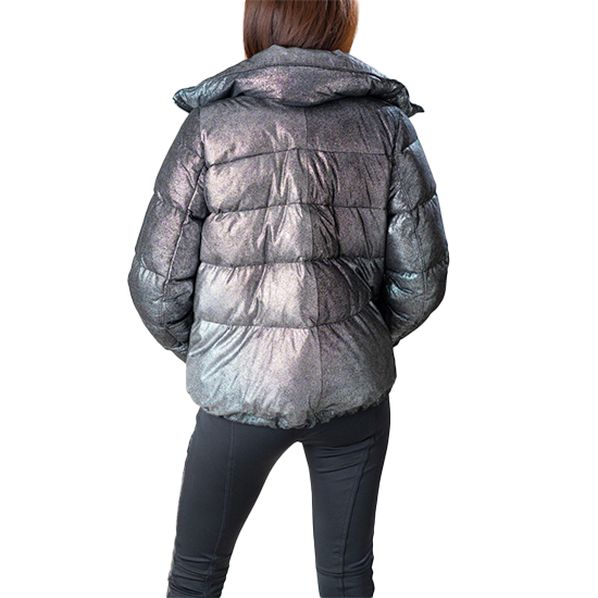 Sheepskin Quilted Goose Down Jacket