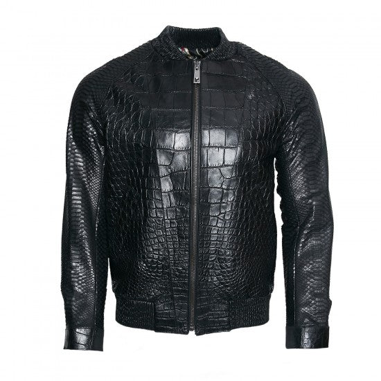 Black Alligator and Python Jacket
