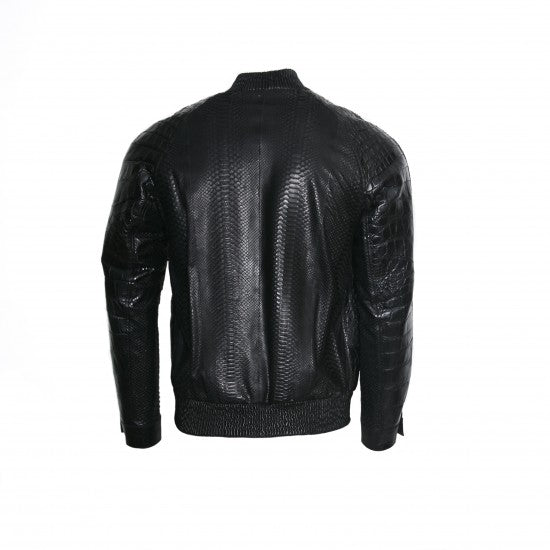 Black Alligator and Python Jacket