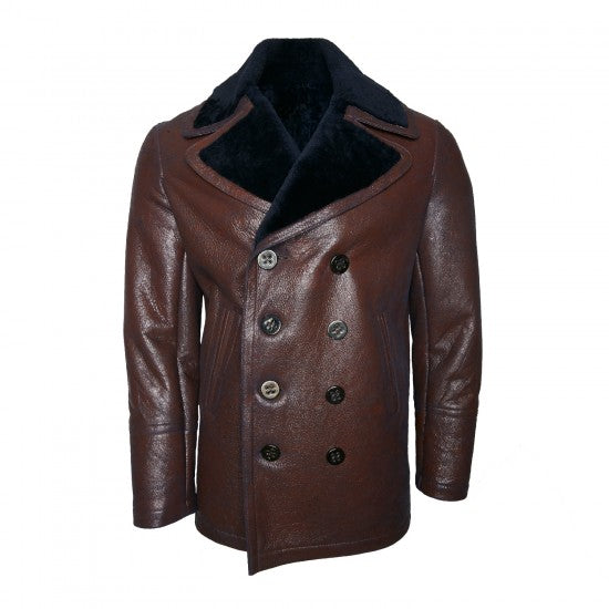 Vintage Sheepskin Wool-Lined Jacket