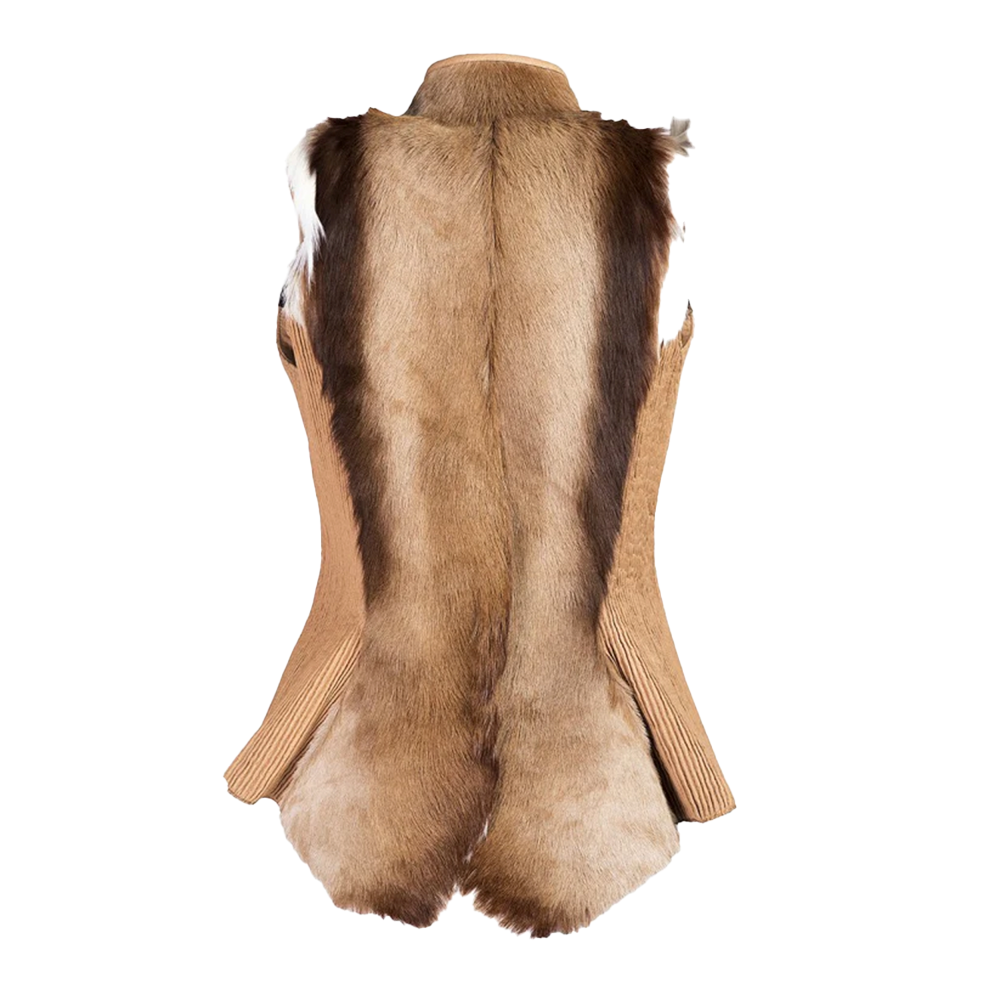 Chaleco de cuero Gazelle