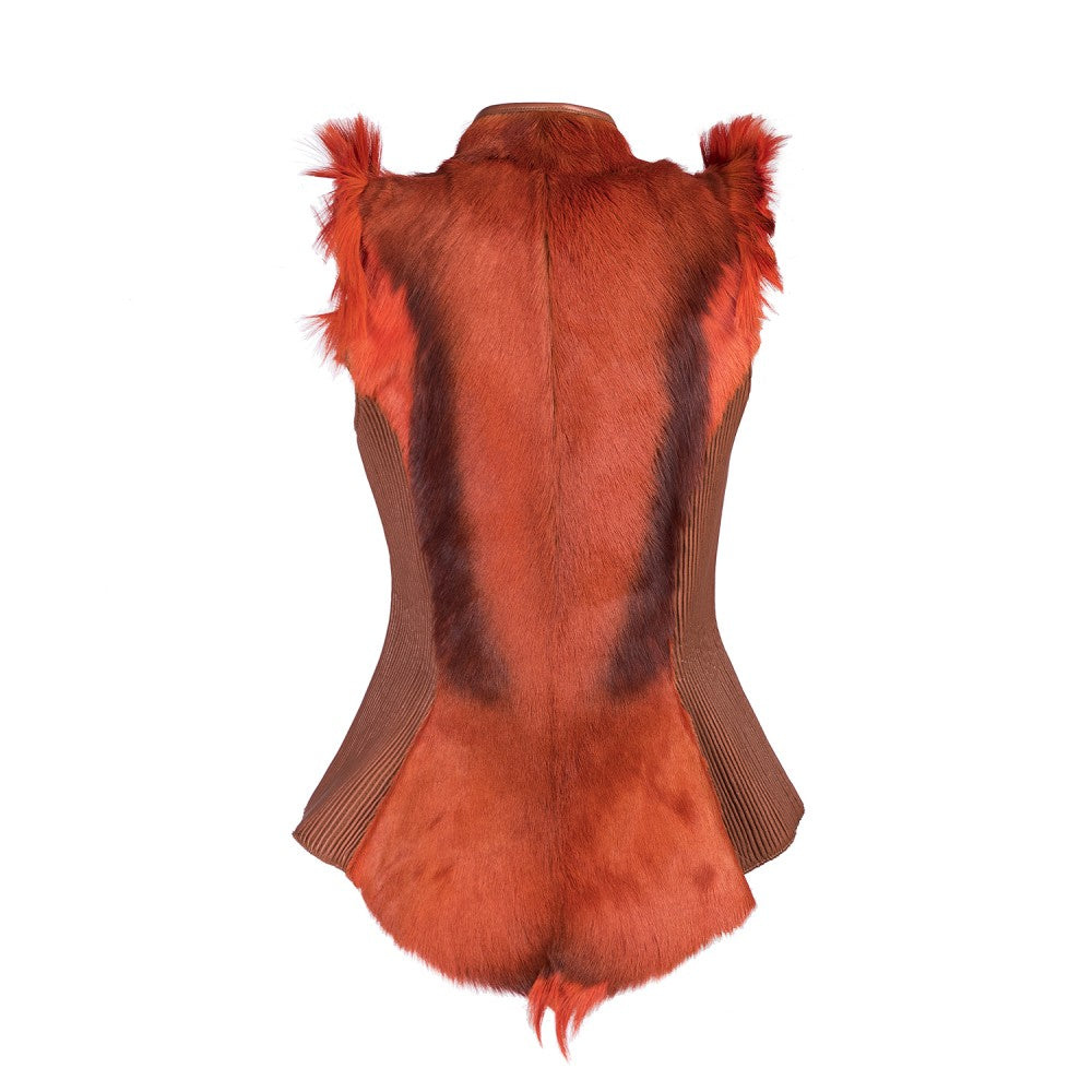 Chaleco de cuero Gazelle