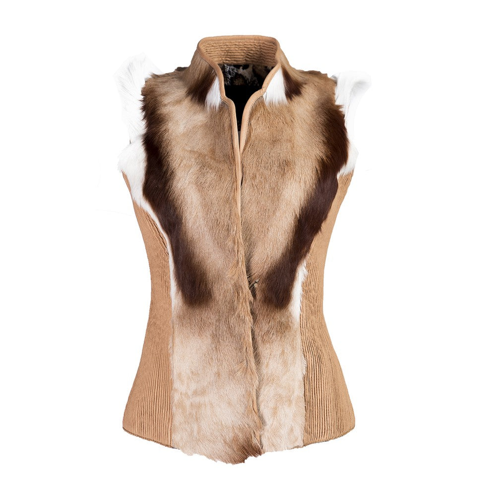 Chaleco de cuero Gazelle