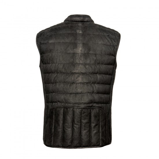 Chaleco acolchado de piel de oveja